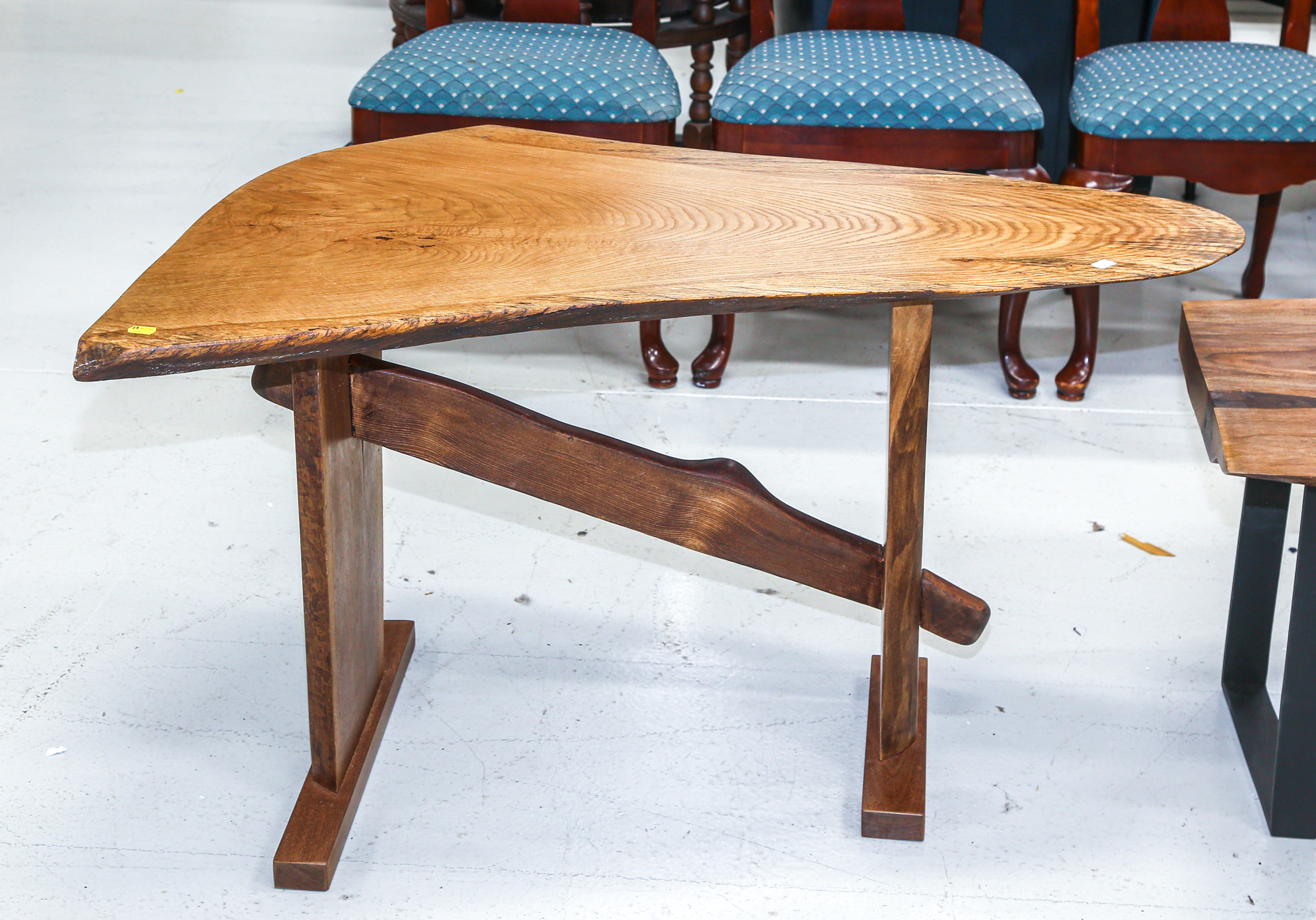 MODERN LIVE EDGE OAK WALNUT TABLE 2e96e8