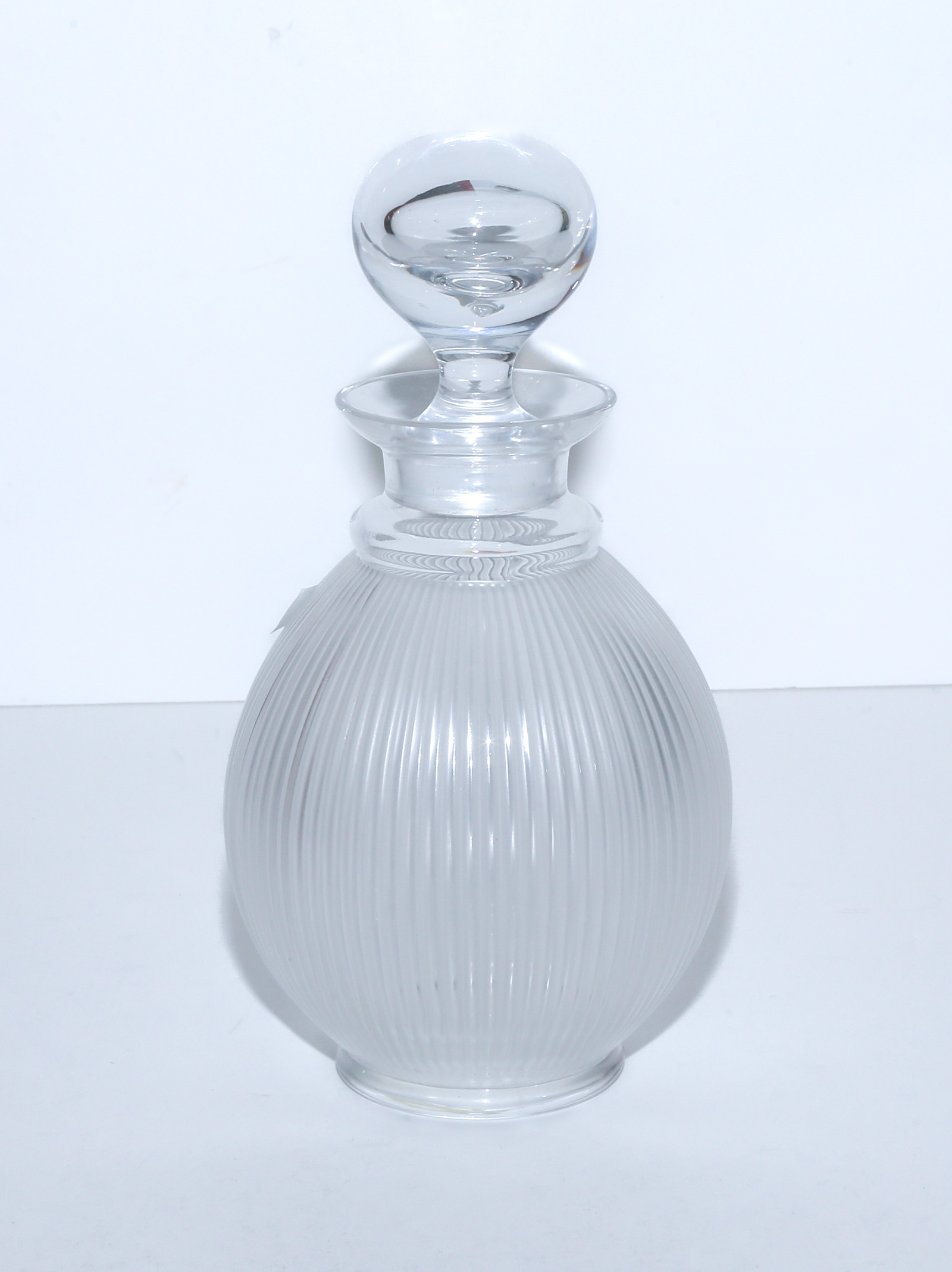 LALIQUE DECANTER 10 in. H.