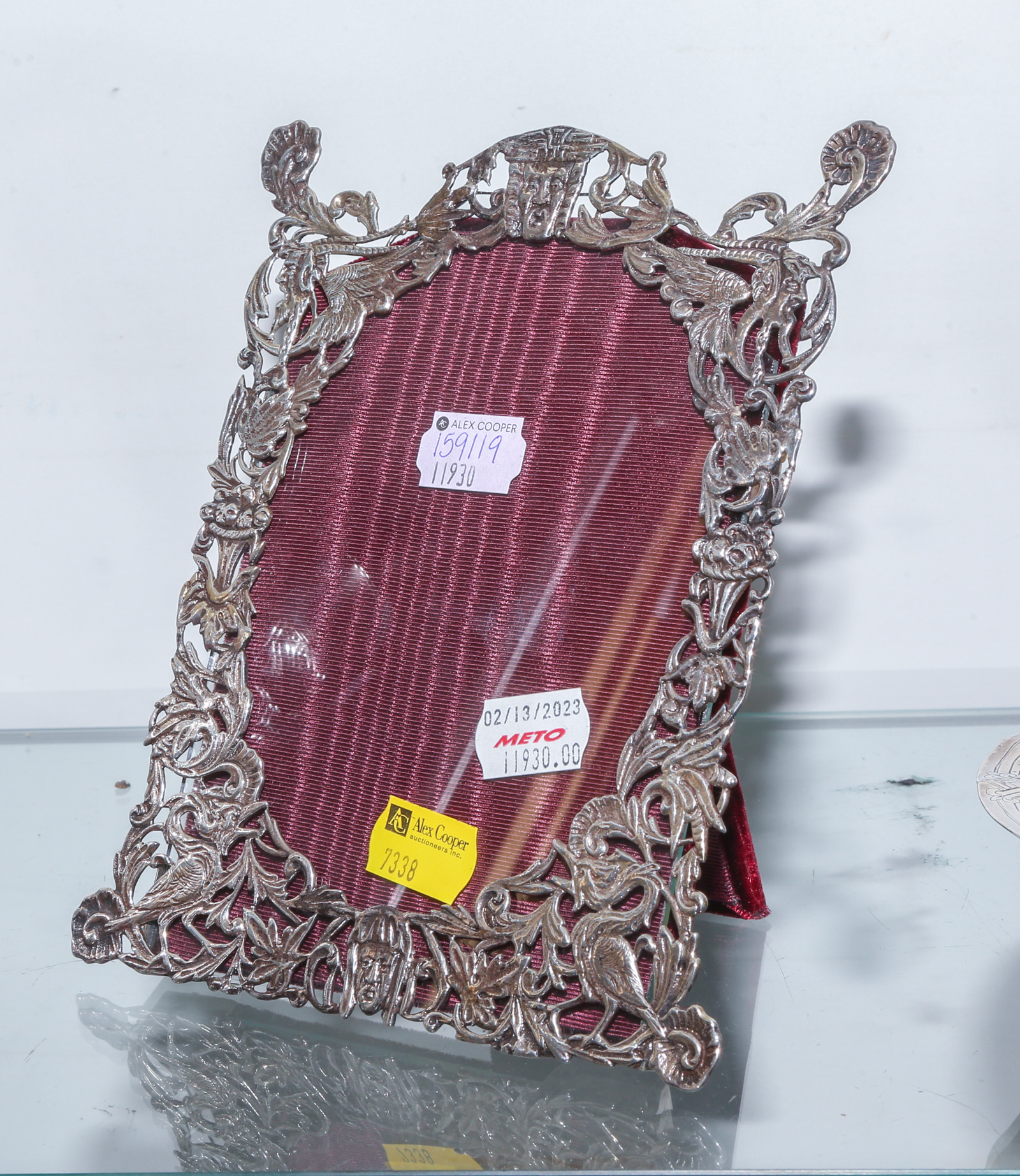 VICTORIAN STERLING SILVER PHOTO FRAME