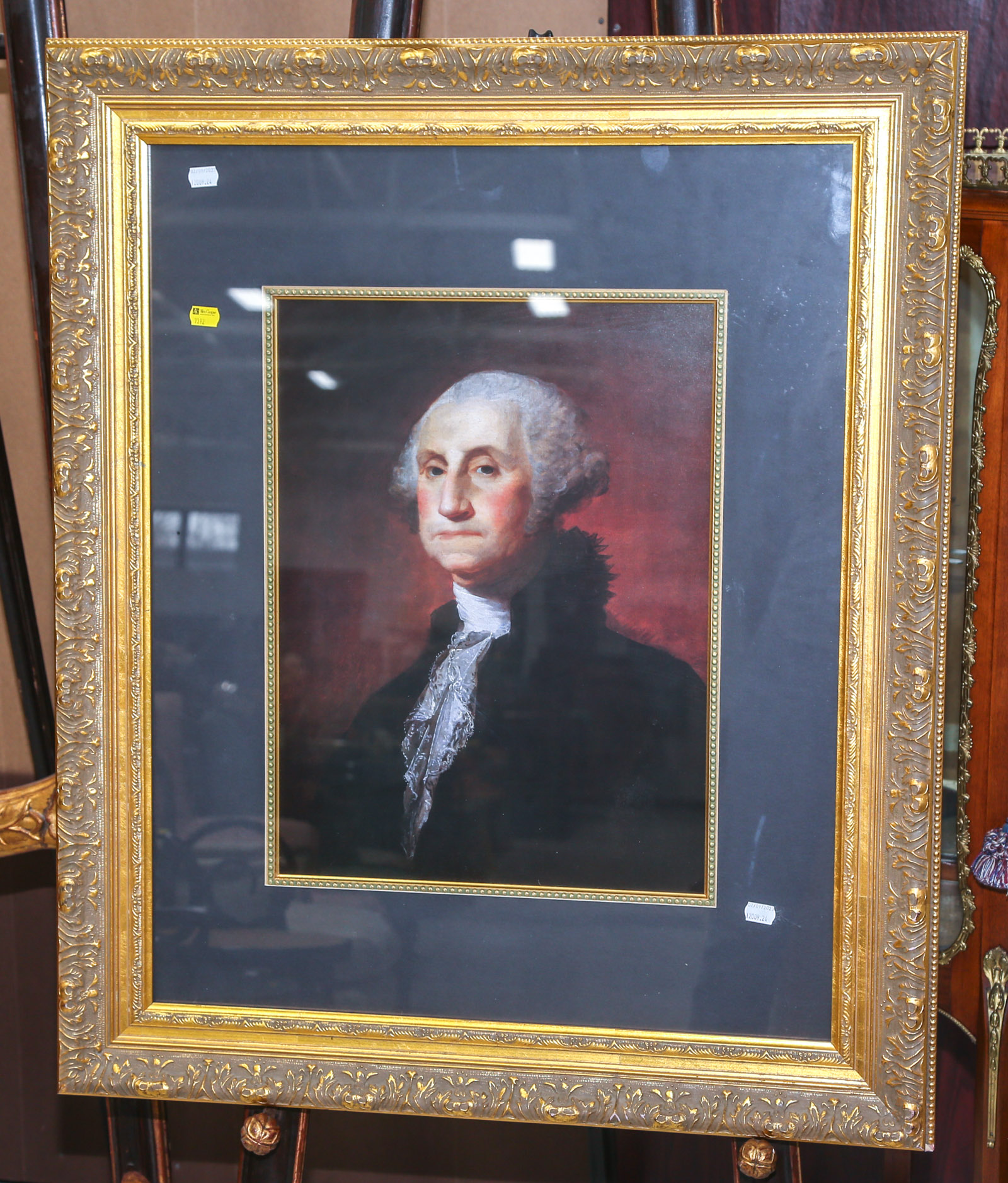 FRAMED PRINT OF GEORGE WASHINGTON