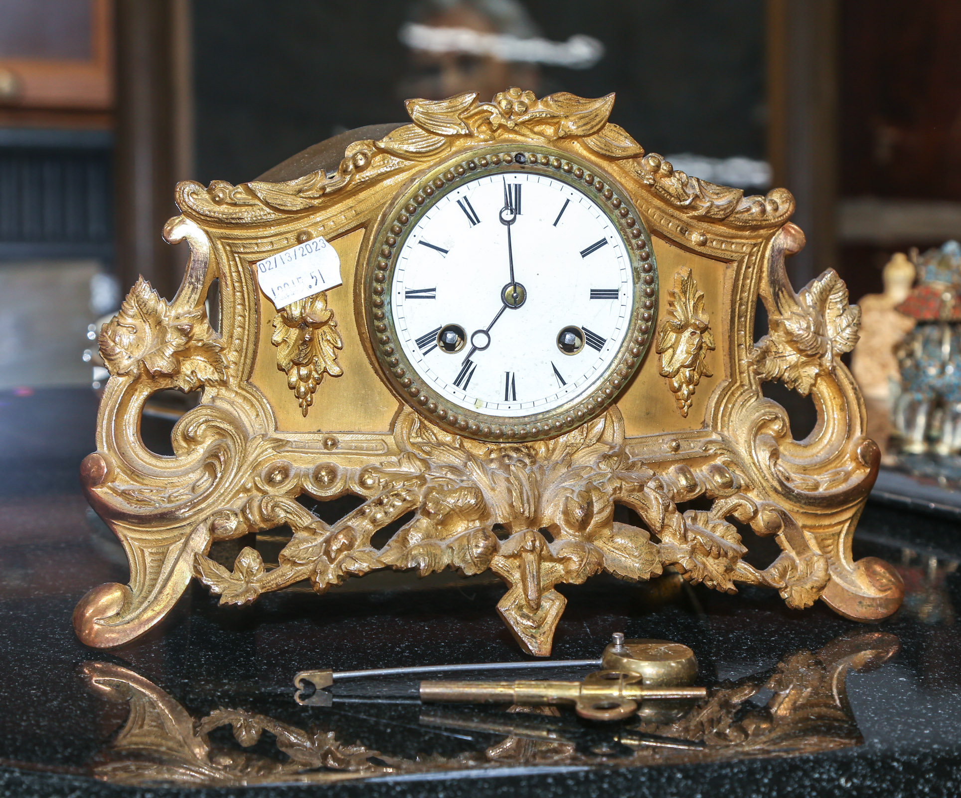 CONTINENTAL NEOCLASSICAL GILT METAL
