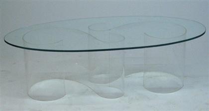 UNKNOWN Lucite table Circa 1970s  4a8c9