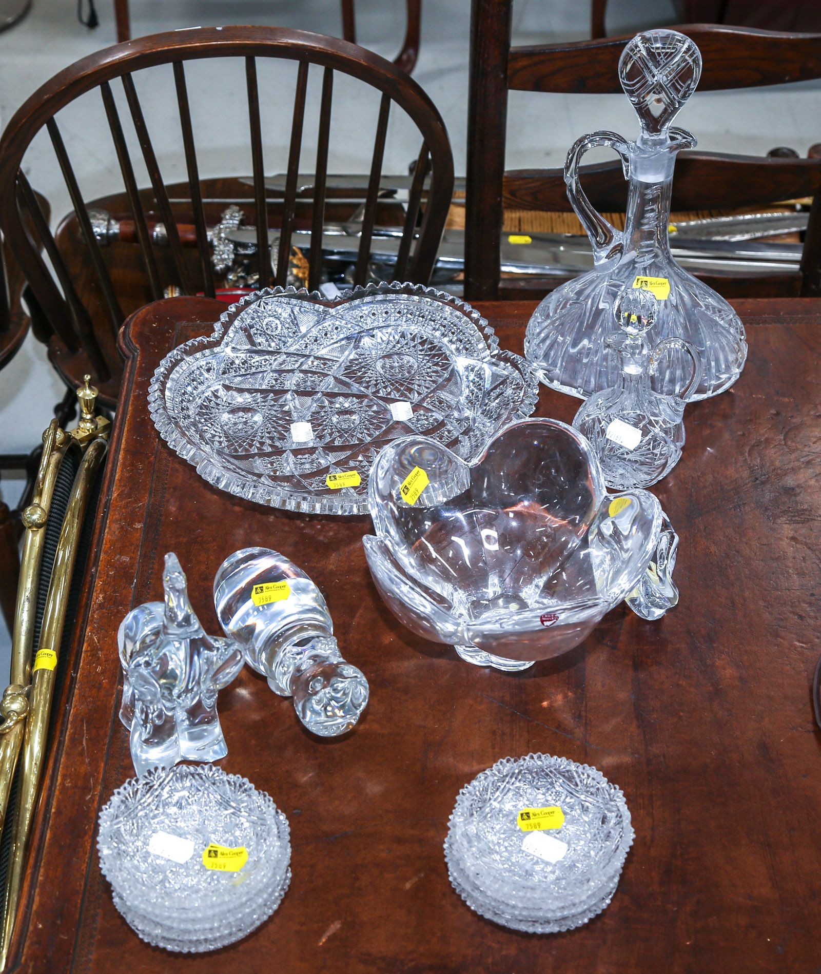ASSORTED GLASS ITEMS Including