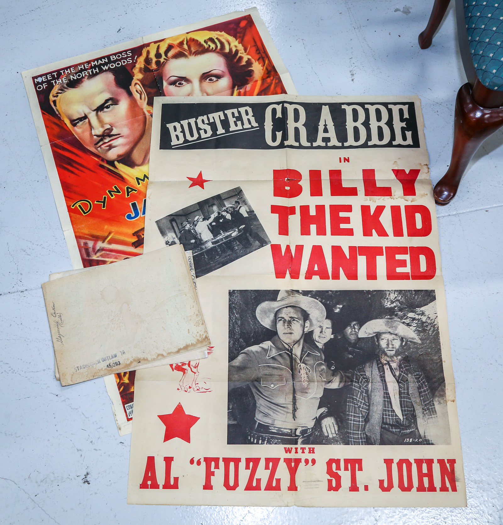 BUSTER CRABBE & JACK HOLT MOVIE POSTERS