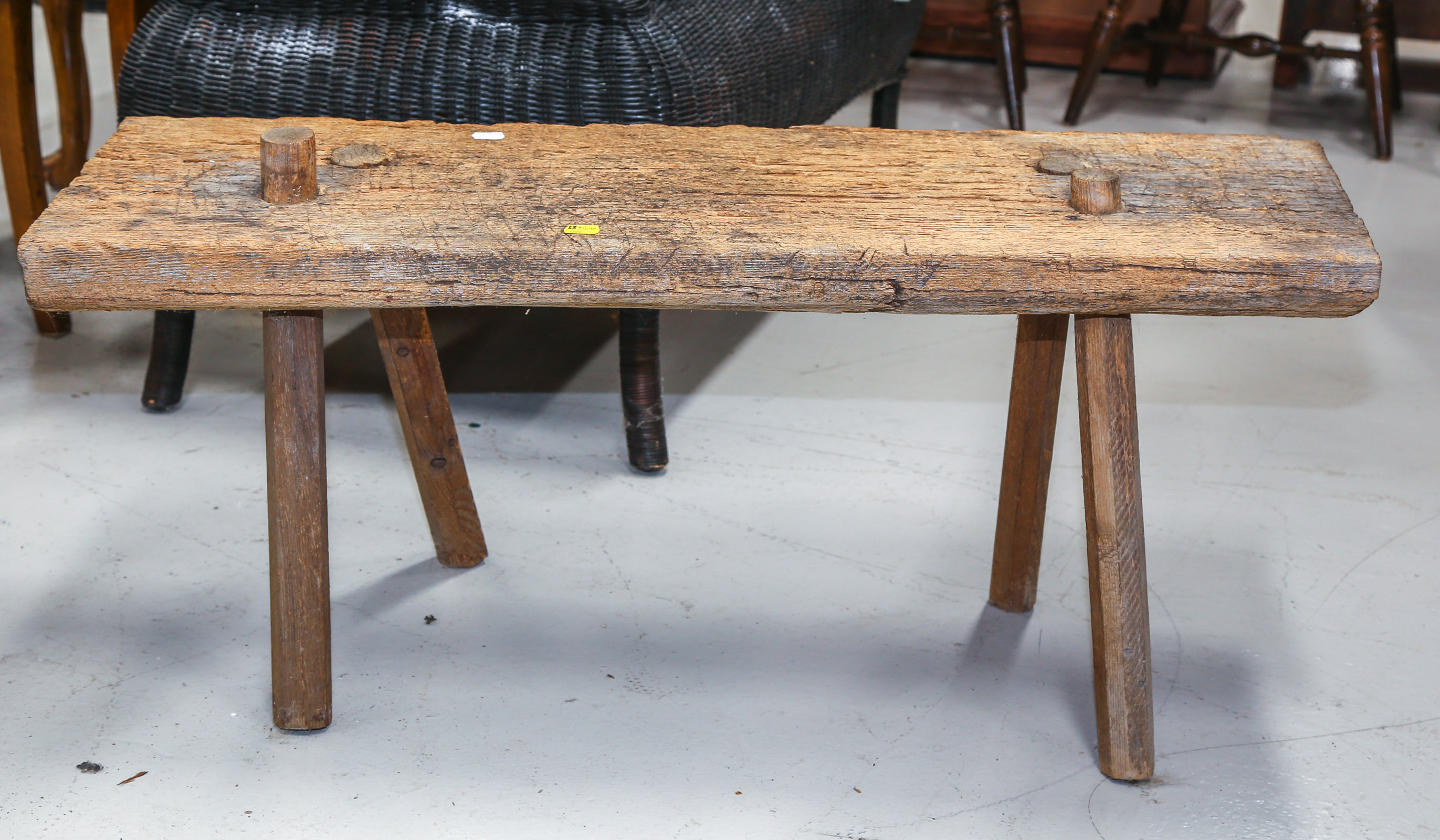 AMERICAN VERNACULAR OAK BENCH 1st