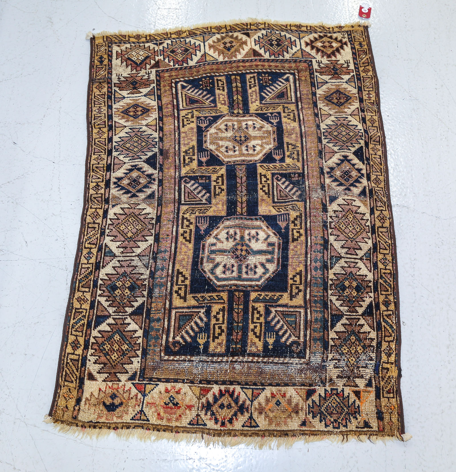 ANTIQUE CAUCASIAN RUG 4 4 X 2 11 2e98c4