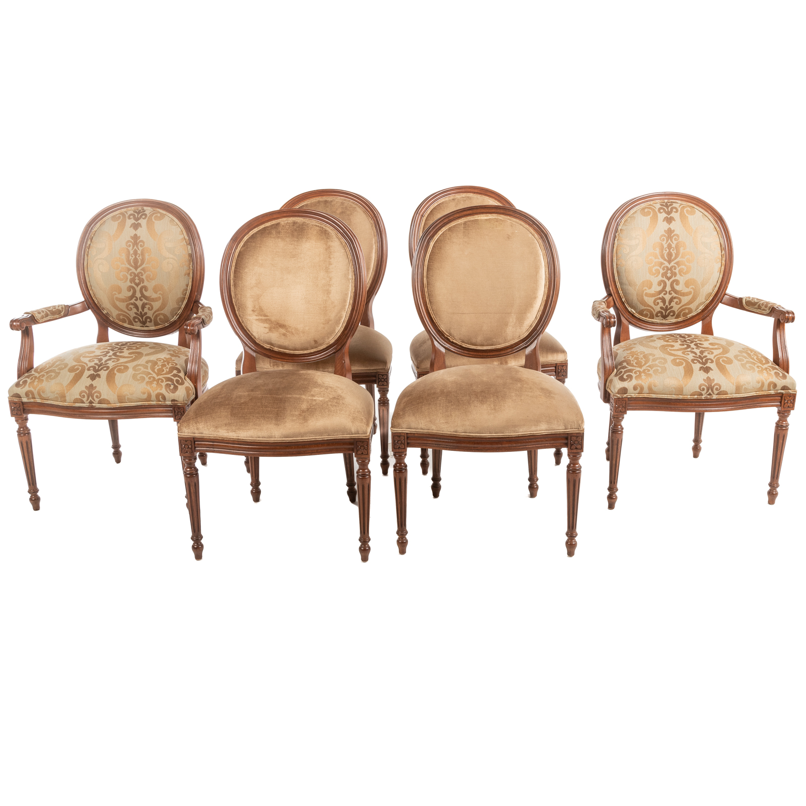 SET OF SIX ETHAN ALLEN LOUIS XVI