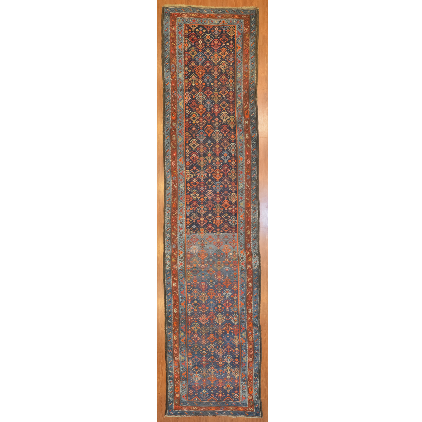 SEMI ANTIQUE RUNNER CAUCASUS  2e9972