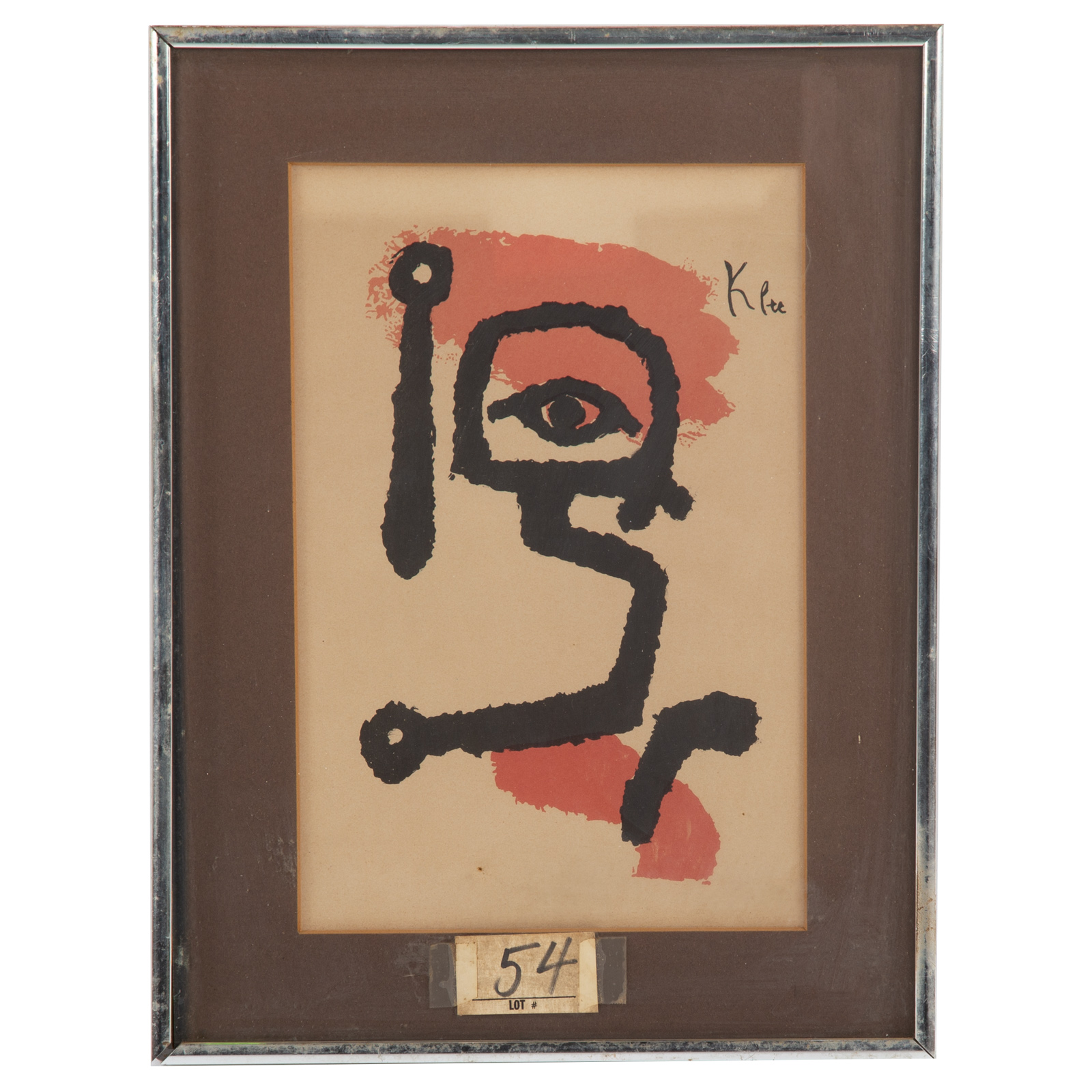 AFTER PAUL KLEE. THE DRUMMER, LITHOGRAPH