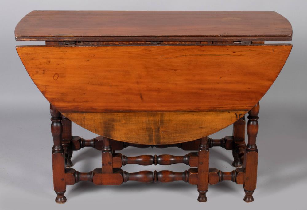 AMERICAN CHERRY GATELEG TABLE, 18TH