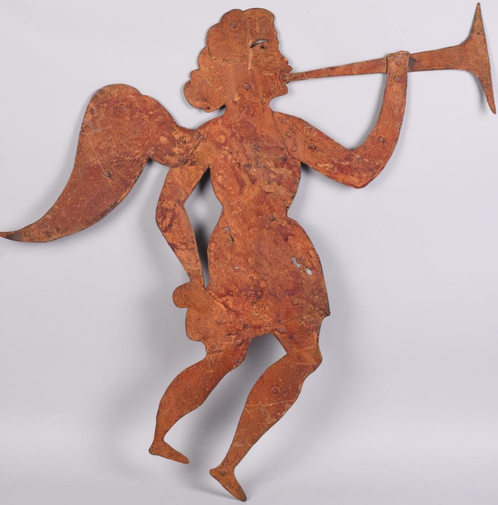 EARLY SHEET METAL WEATHERVANE OF