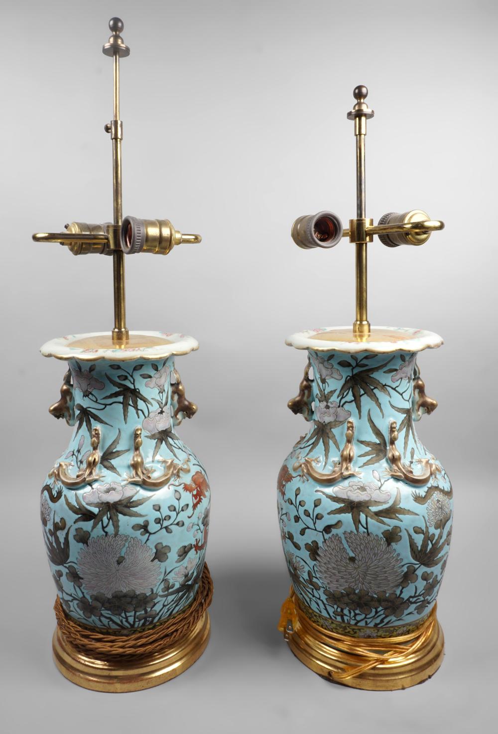 PAIR OF CHINESE 'DOWAGER EMPRESS'