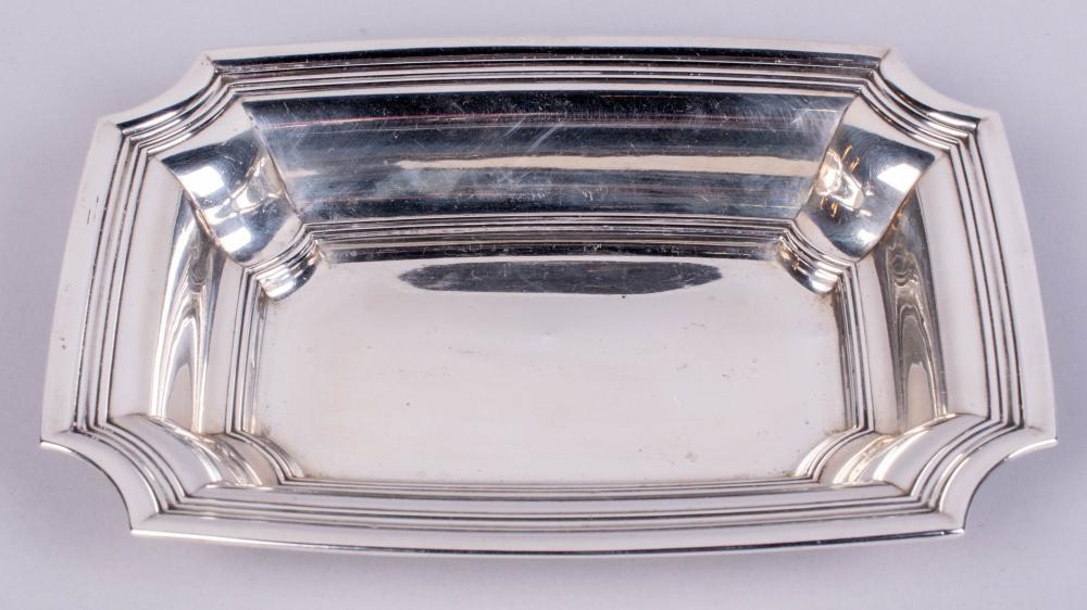 WHITING SILVER CUT CORNERED BOWLWHITING 2ec13a
