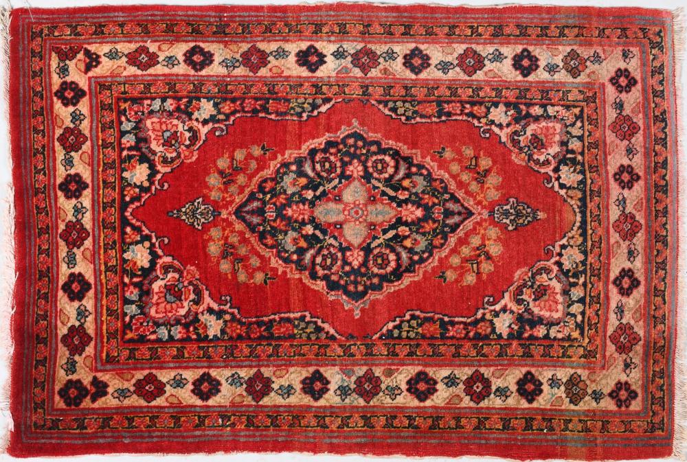 ANTIQUE PERSIAN HAMADAN HAND KNOTTED