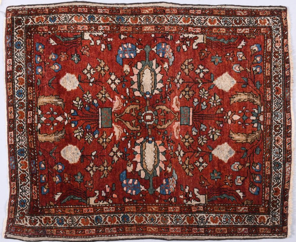 ANTIQUE PERSIAN HAMADAN HAND KNOTTED 2ec19d