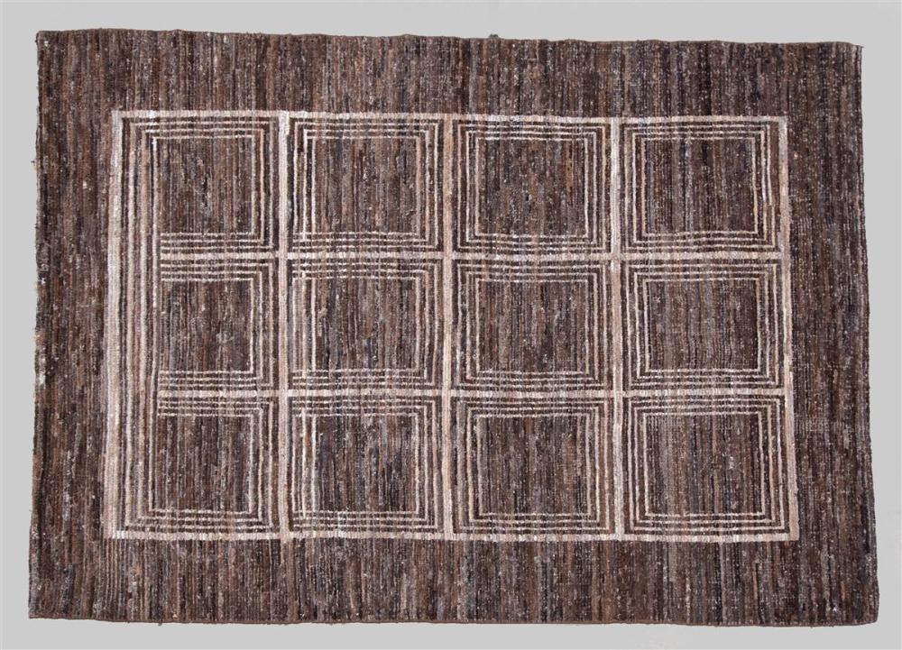 CONTEMPORARY GABBEH WOOL RUG APPROX.