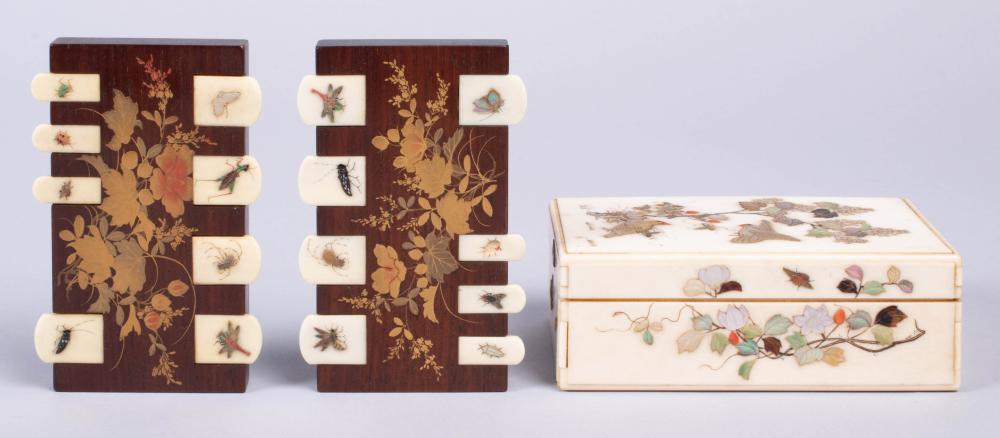 SHIBAYAMA BOX CONTAINING A PAIR