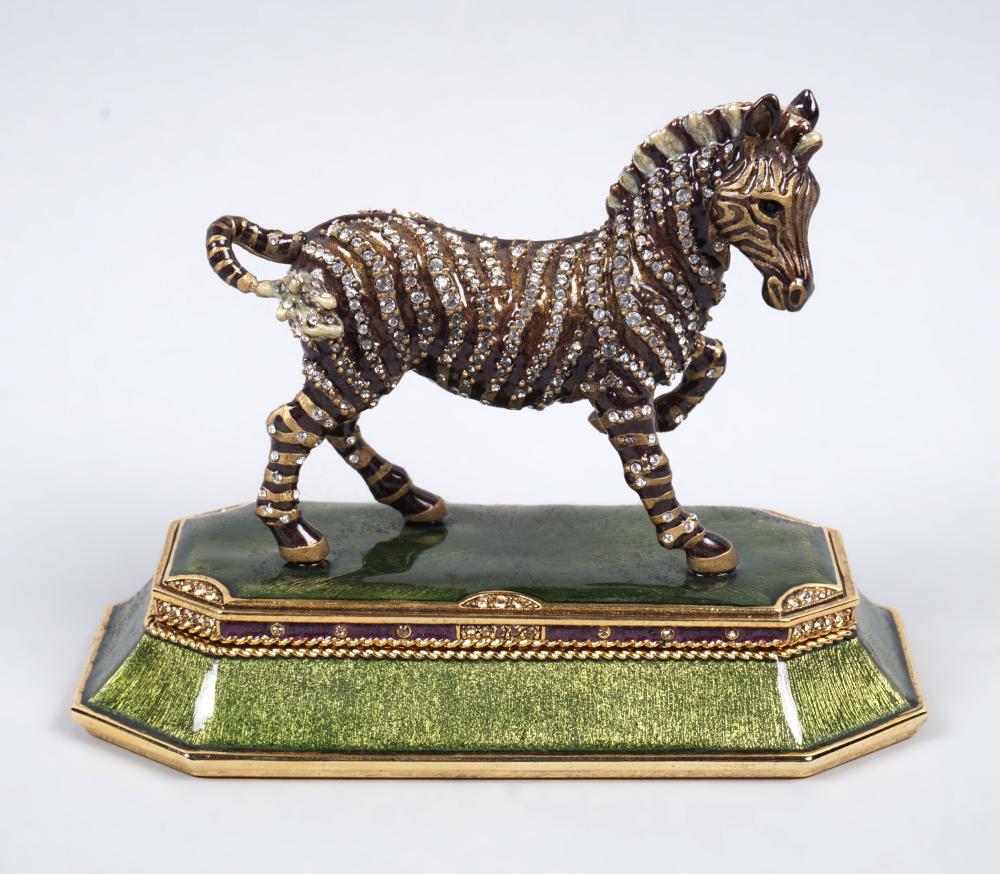 JAY STRONGWATER ZEBRA MODEL TRINKET