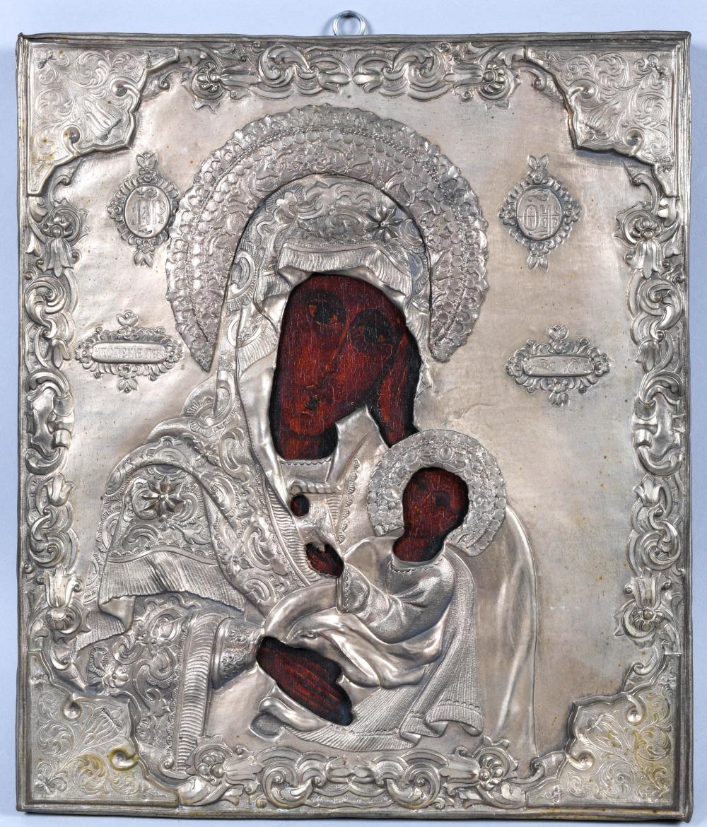 RUSSIAN, 19TH CENTURY, ICON OF