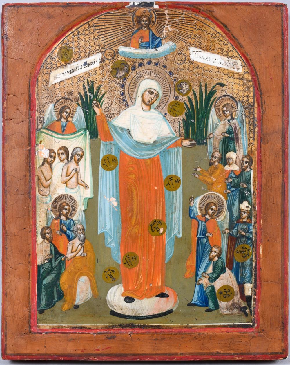 RUSSIAN 19TH CENTURY ICON OF 2ec2e9