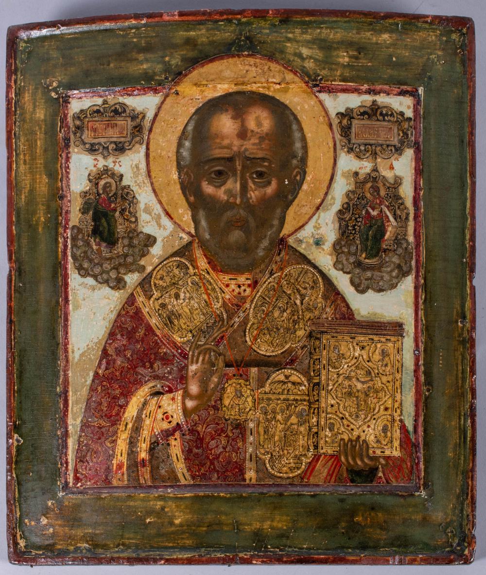 RUSSIAN, 19TH CENTURY, ICON OF