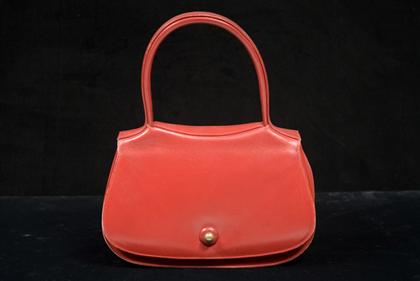 Red leather top handle Gucci purse 4ad22