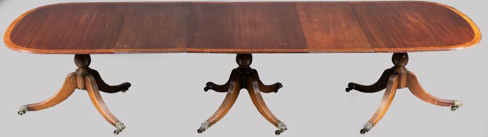 GEORGE III STYLE INLAID MAHOGANY