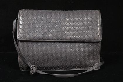 Bottega Veneta slate gray woven 4ad28