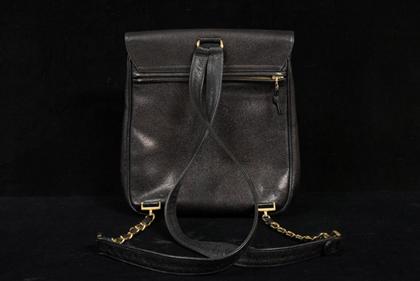 Chanel black caviar leather backpack 4ad2d