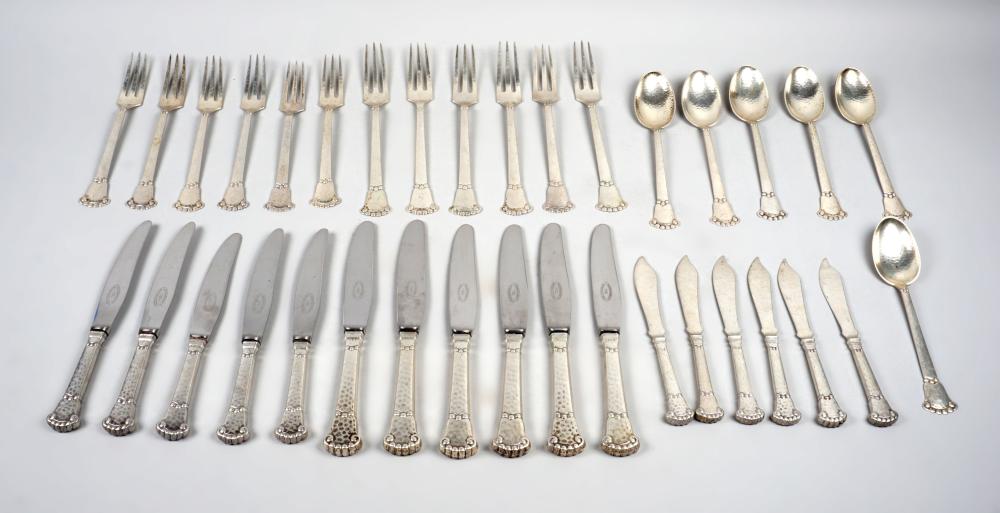 DANISH SILVER 'SUREL' FLATWARE