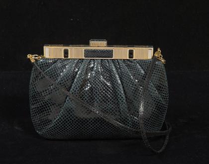 Two exotic skin Judith Leiber purses