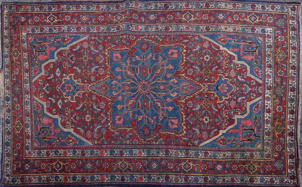 ANTIQUE PERSIAN BIDJAR HAND KNOTTED 2ec416