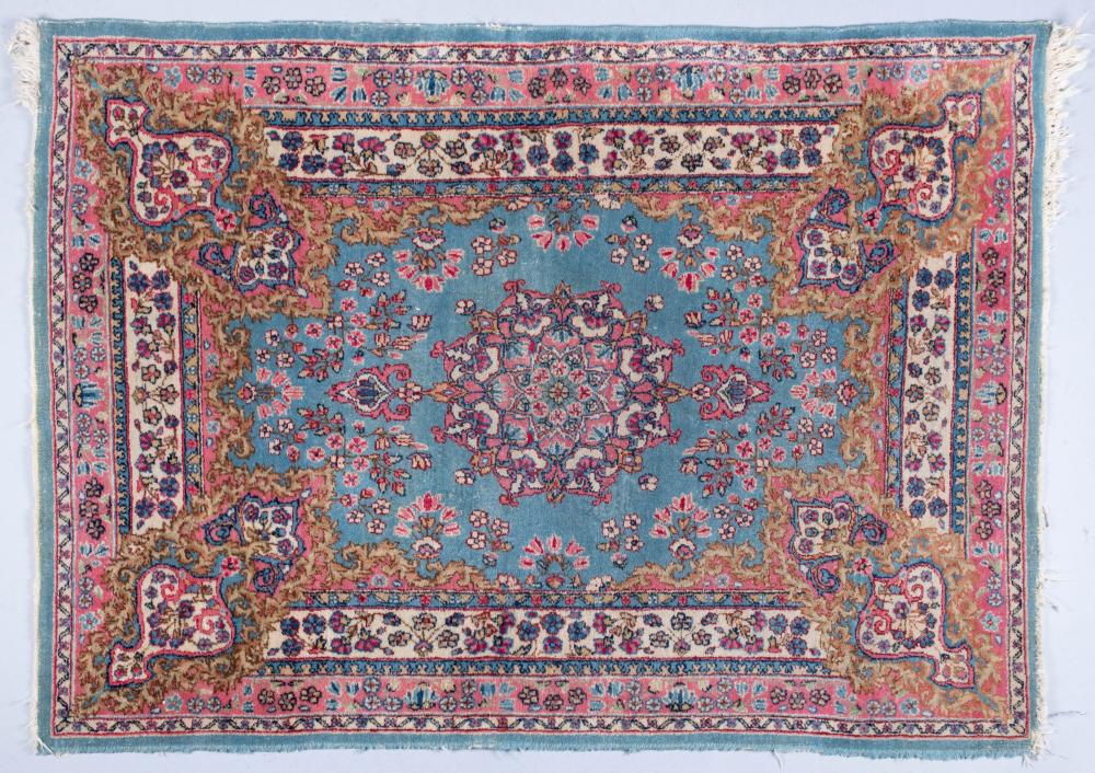 SEMI ANTIQUE PERSIAN KERMAN HAND 2ec423