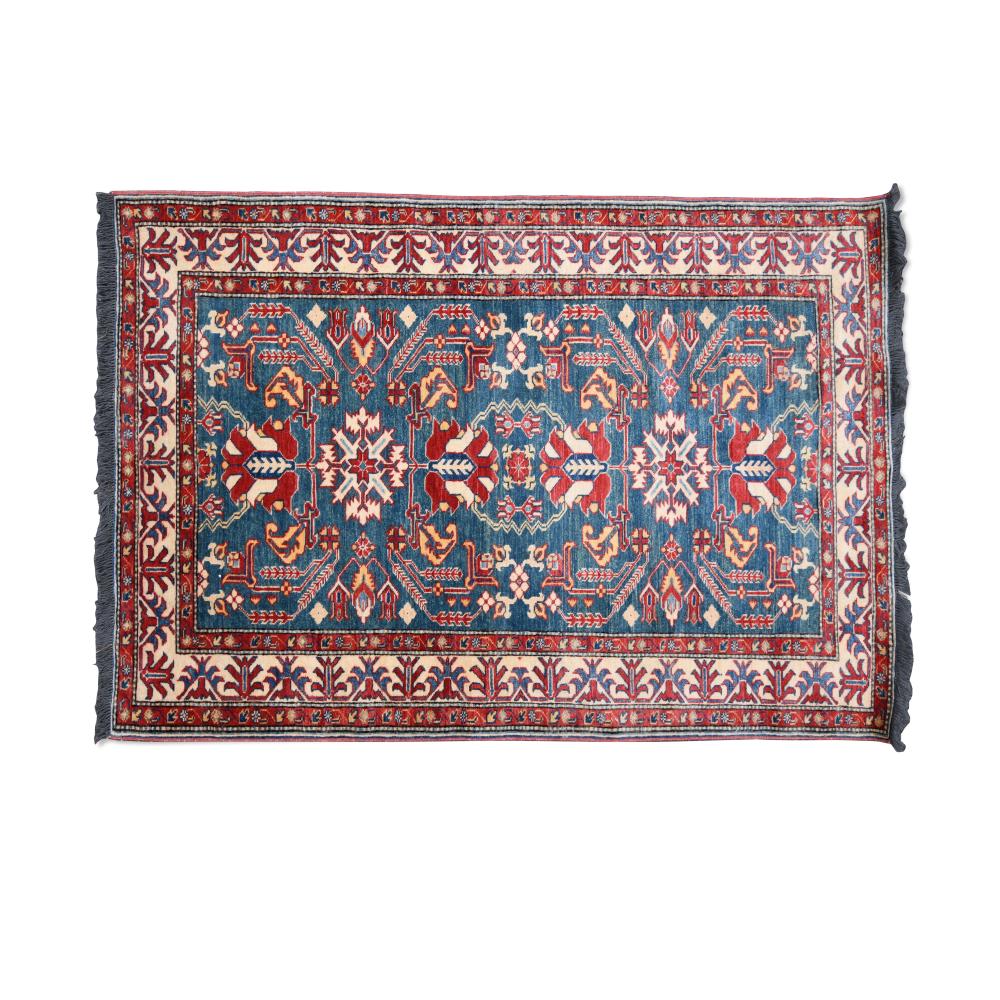 VINTAGE KAZAKH HAND KNOTTED WOOL