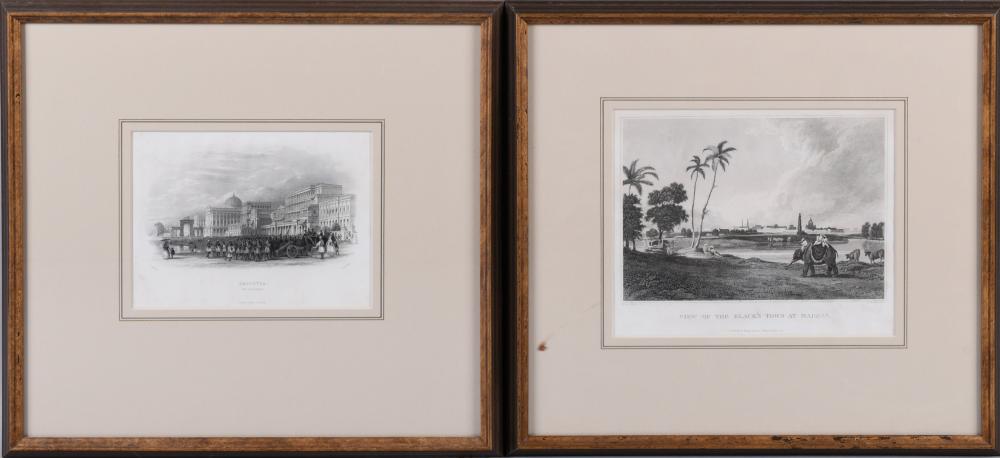 A PAIR OF PRINTS: - CALCUTTA AND