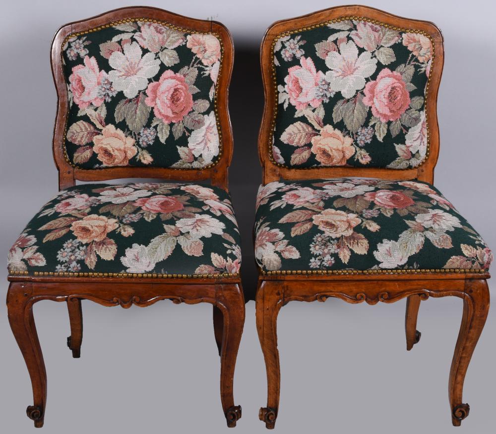 PAIR OF LOUIS XV STYLE BEECHWOOD