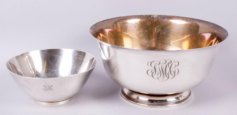 TIFFANY & CO. SILVER BOWL AND A