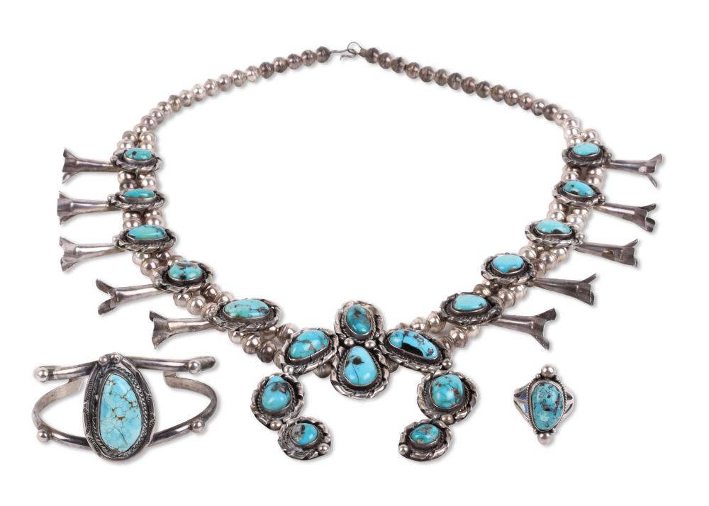 SOUTHWESTERN TURQUOISE AND SILVER 2ec5a3