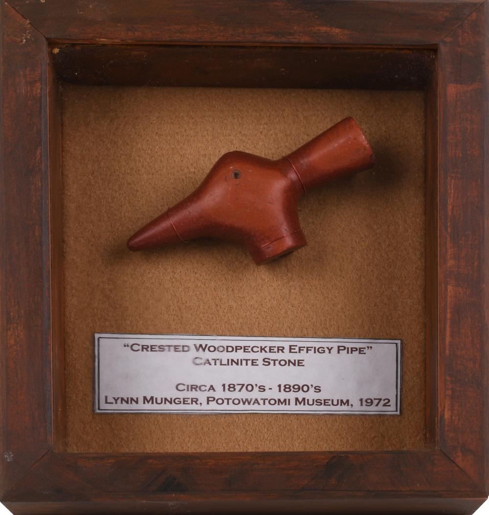 RED PIPESTONE SMOKING PIPE IN THE 2ec5ad