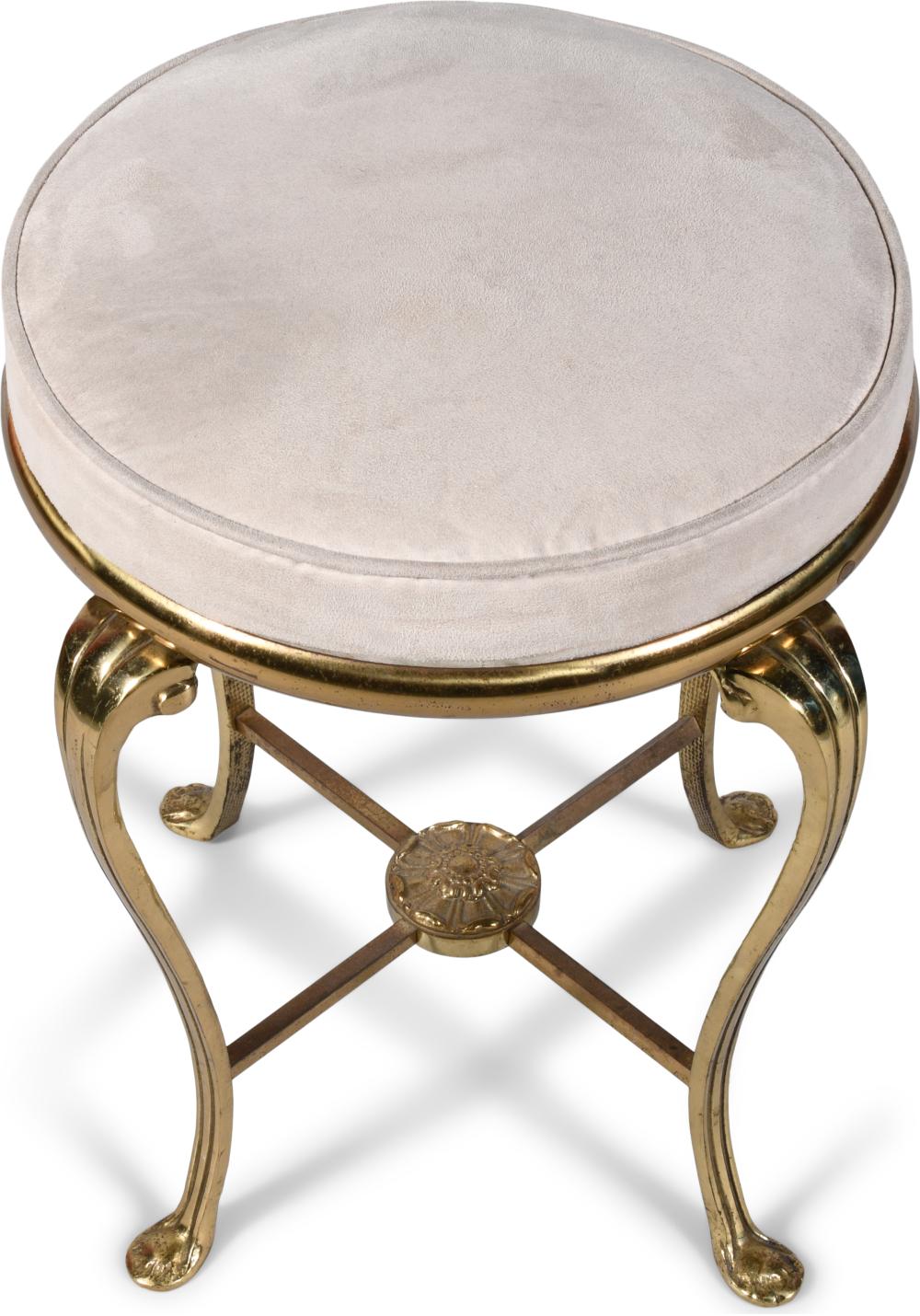 ROCOCO STYLE BRASS STOOL HEIGHT  2ec5ee