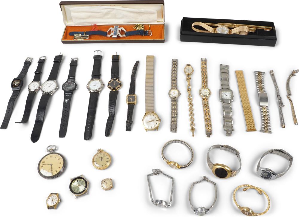 GROUP OF WRIST AND POCKETWATCHES