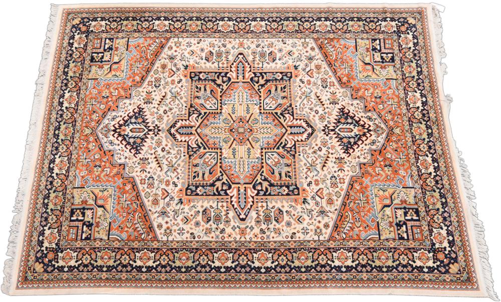 PERSIAN DESIGN HAND-KNOTTED WOOL