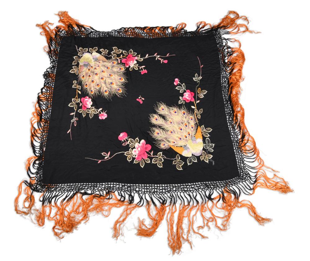  MANILA EXPORT EMBROIDERED SHAWL 2ec68e