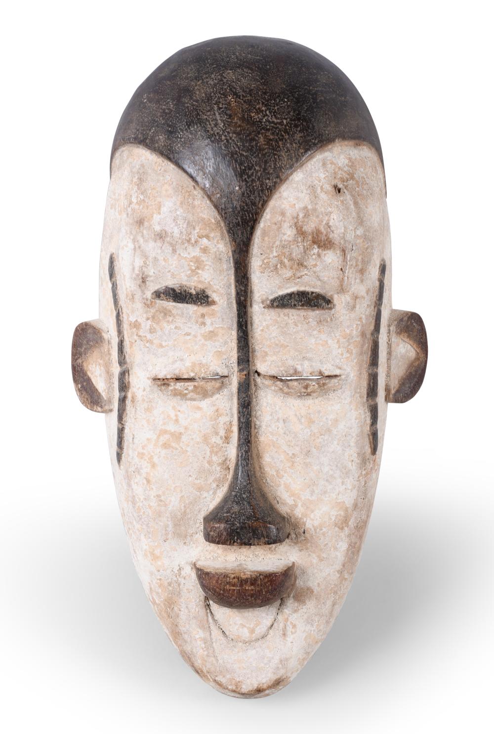 WEST AFRICAN FANG POLYCHROME CARVED 2ec6b0