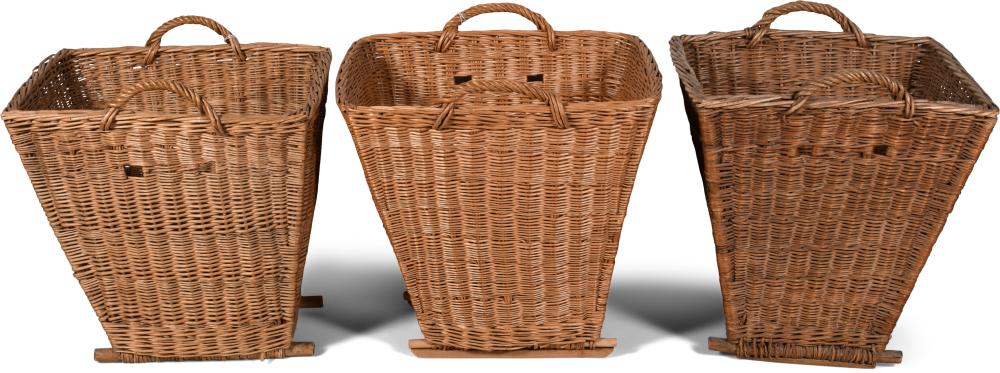 THREE BASKETS FROM PINE MINETHREE