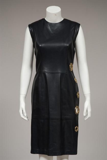 Two Gianfranco Ferre leather dresses 4ad7f