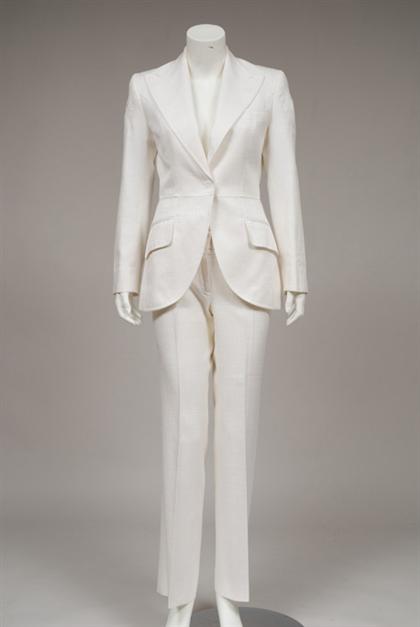 Dolce Gabbana white pants suit 4ad81