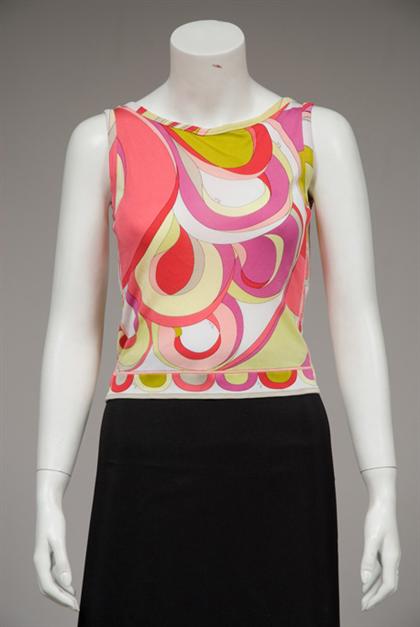 Two sleeveless silk jersey shell