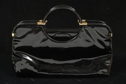 Judith Leiber black patent leather 4adc0