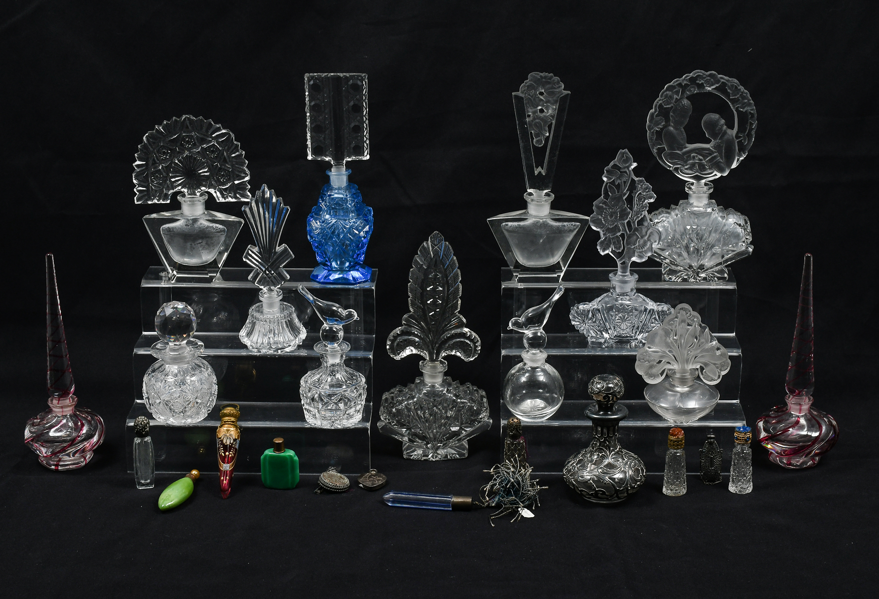 25 PC. PERFUME BOTTLES COLLECTION: :